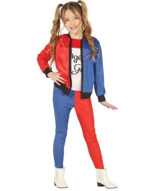 Suicide Squad Inspirerad Harley Quinn Dräkt till Barn