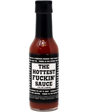 The Hottest Fuckin' Sauce - Kjempesterk Saus med Habanero og Ghost Pepper 148 ml