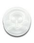 White Skull - Akryl Piercing Plugg