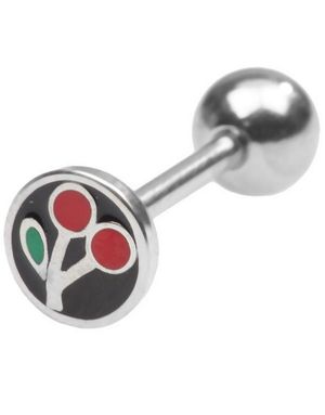 Tungpiercing med Körsbär