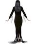 Licensierad Addams Family Morticia Dräkt med Peruk
