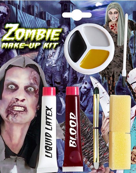 Zombie Sminkset 6 Delar