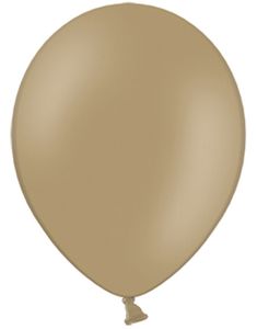 10 st 27 cm – Cappuccinofärgade Ballonger