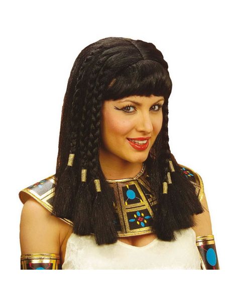 Kleopatra/Egyptisk Prinsessa Peruk - Svart