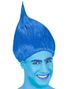 Blå Trolls-inspirerad Peruk