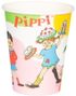 8 stk Pippi Langstrømpe Pappkrus 250 ml