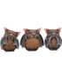 Hear No Evil, See No Evil - 3 stk Fladdermusfigurer 8 cm