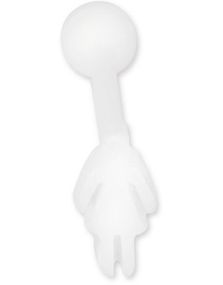 Woman Figure White - Tungpiercing