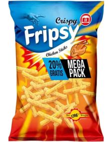 Fripsy Sticks Chicken Flavour - Snacksstenger med Kyllingsmak 120 gram