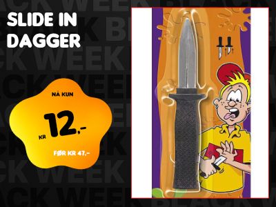 Slide in Dagger - Fake Dolk 18,5 cm