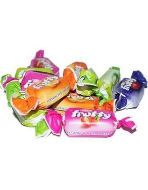 1 kg Frutty Mix - Stor Pose Karameller med Forskjellige Fruktsmaker