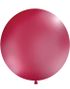 BURGUNDYRÖD Pastellfärgad Rund JUMBO Ballong 1 meter