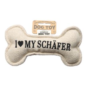 I <3 My Schäfer - Leksak För Hund Med Ljud - 20 cm