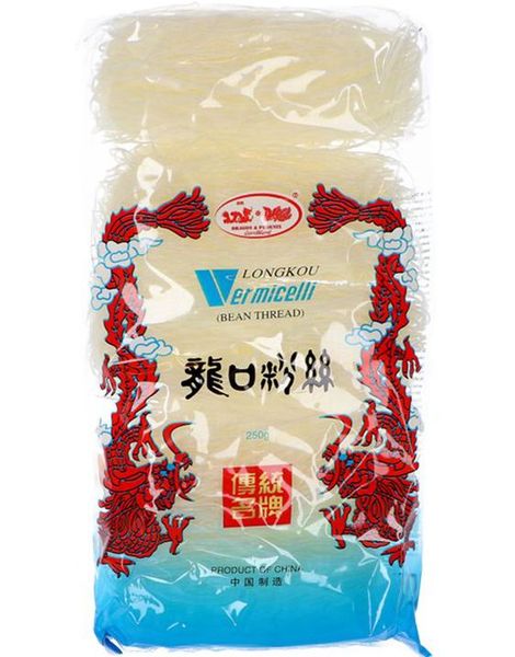 QINGTA Longkou Vermicelli Green Bean Thread - Glassnudler 250 gram (China)