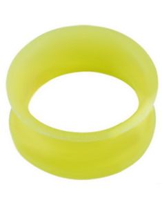 Glow In The Dark - Gul Piercing Tunnel som Lyser i Mörket