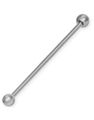 Basic Action - Silver Örbarbell