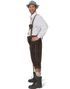 Autentisk Brunsvart Lederhosen i 100% Kvalitetskinn