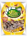 ÄT SNART PRODUKT - Lutti Sura Fötter - Fizzy Vingummifötter med Colasmak 130 Gram