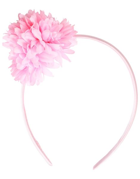 Hårbøyle med Rosa Blomst