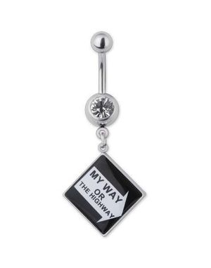 My Way Or The Highway Navelpiercing