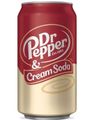ÄT SNART PRODUKT - Dr. Pepper Cream Soda 355 ml (USA Import)