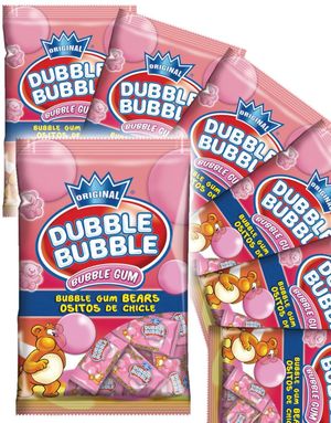 12 stk Dubble Bubble Bears - Jordbær Tyggegummibjørner - Hel Eske 1,02 kg