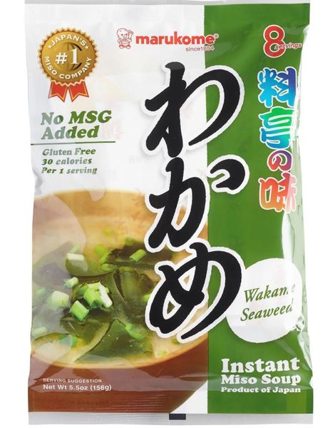 Miso Soup Original Wakame Seaweed and Green Onion - 152 g (Japan)
