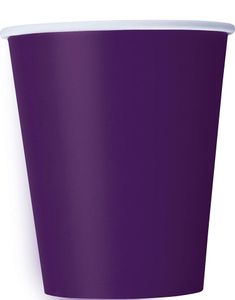 14 st Mörklila Pappmuggar 270 ml