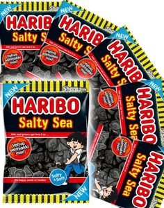 14 St Haribo Salty Sea - Hel Låda 2,38 kg