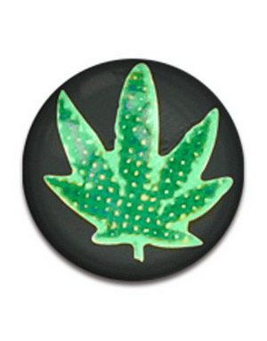 Green Weed - Svart Dermal Anchor Kula