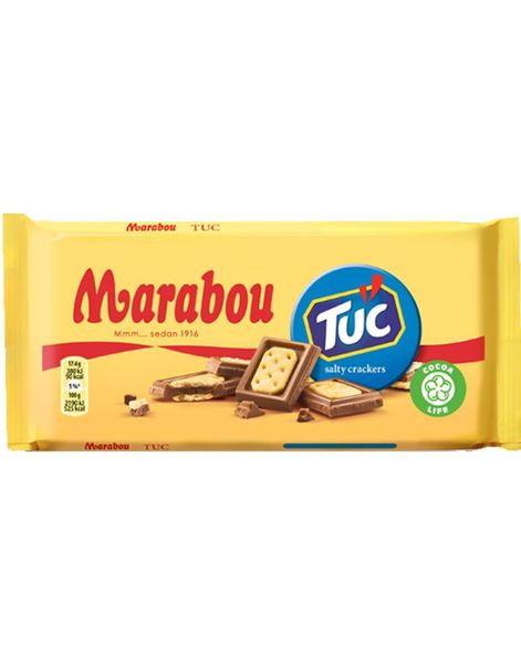 Marabou Sjokoladeplate med TUC Salty Cracker 87 gram