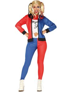 Suicide Squad Inspirerad Harley Quinn Dräkt