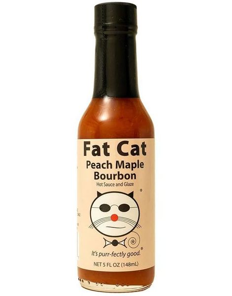 Fat Cat - Peach Maple Bourbon - Hot Saucce and Glaze 148 ml (USA)