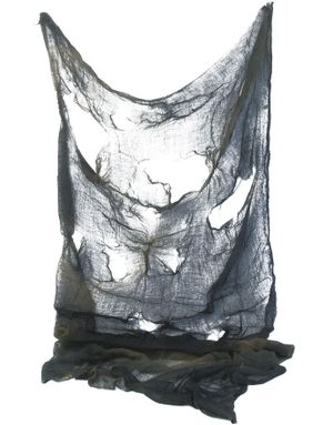 Läskig Dekoration till Halloween - Grått Nät 75x180 cm