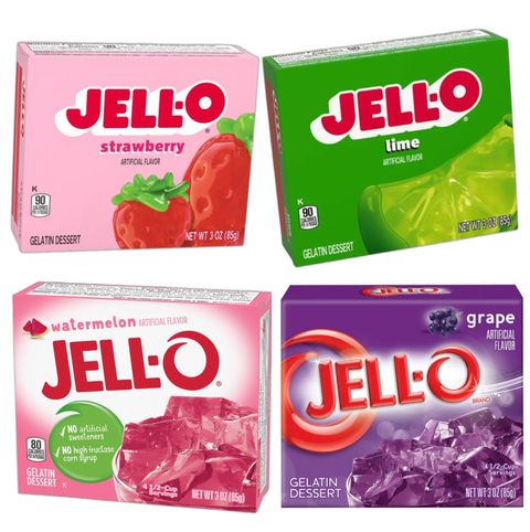 Taste Them All – JELL-O Gelé – Fyra Smaker - Paketerbjudandene (USA Import)