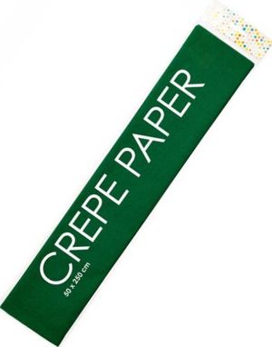 Mørk Grønt Kreppapir 50x250 cm