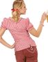 Röd och Vit Rutig Oktoberfestskjorta till Dam