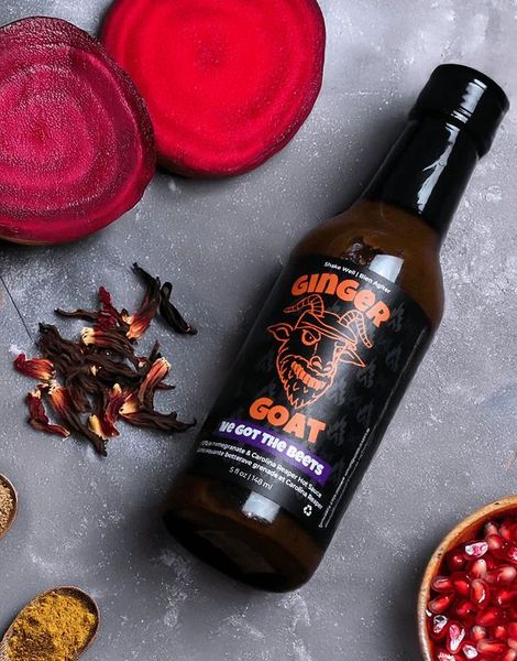 Ginger Goat We Got The Beets Hot Sauce - Beet Pomegranate & Carolina Reaper Hot Sauce - 148 ml