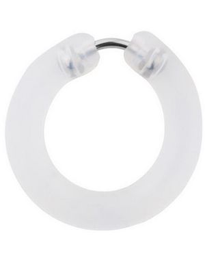 Silikon Clear Circle - Fejkpiercing