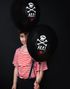 50 stk 30 cm Svarte Pirat Ballonger 
