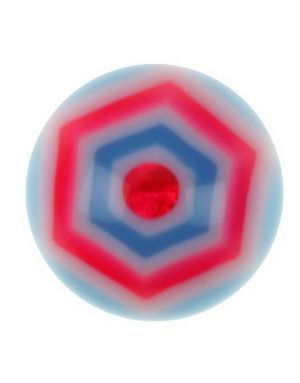 Hexagonal - Ljusblå Akrylkula