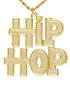 Hip Hop Guldfärgat Kostymsmycke