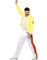 Licensierad Freddy Mercury Herrkostym