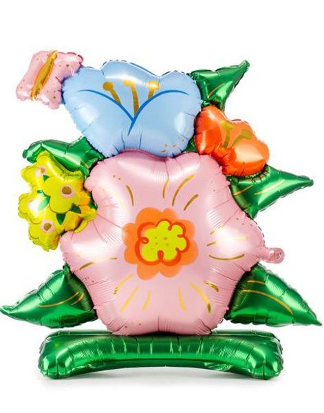 Stor Blomsterbukett Folieballong 100x116cm