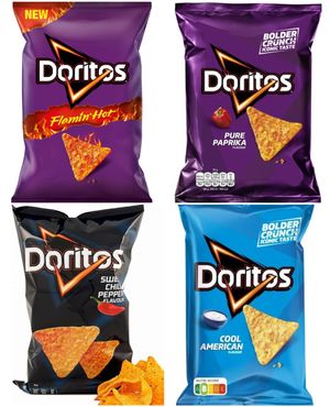 Taste Them All - Doritos Tortillachips - Fyra Smaker - Paketerbjudandene