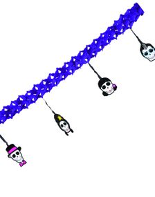 4 Meter Girland med Hängande Motiv - Day of the Dead
