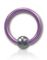 Lila Titan BCR med Hematite Ball