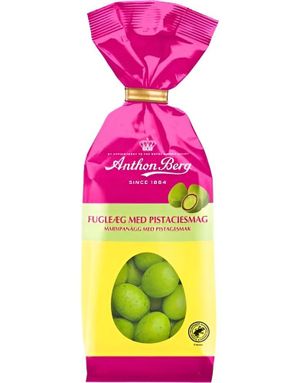 Anthon Berg Fugleegg Marsipanegg med Pistasj 124 g