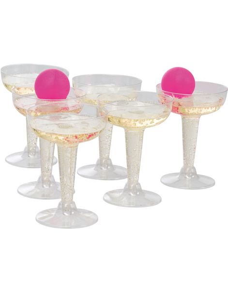 Prosecco Pong - Dryckesspel med 12 Glas och 3 Bollar