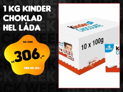 10 st 2-pack Kinder Bueno Choklad – STORPACK 430 g